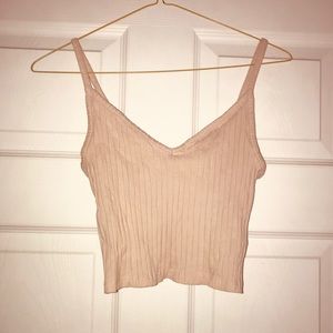 Light pink crop top